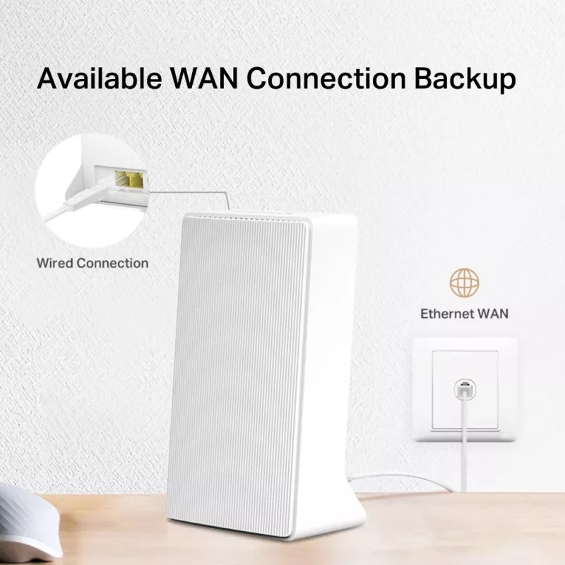MERCUSYS MB130-4G router WLAN Ethernet dual band (2,4 GHz / 5 GHz) – bianco