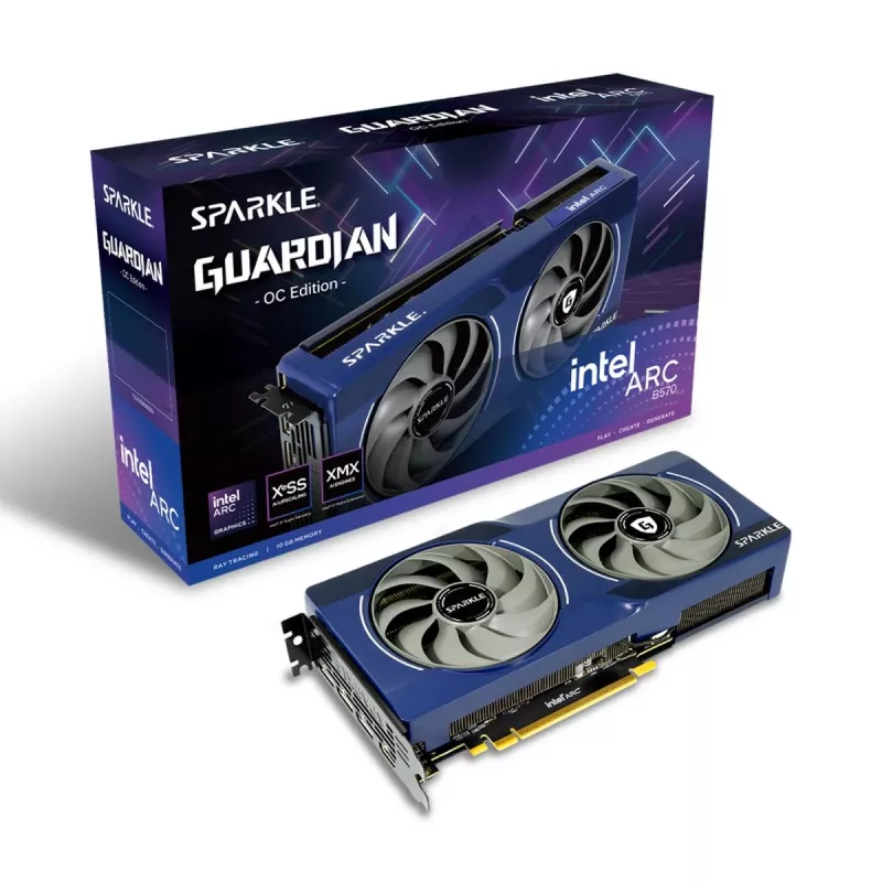 Scheda grafica SPARKLE - Arc B570 Guardian OC - 10 GB GDDR6 - PCI-Ex