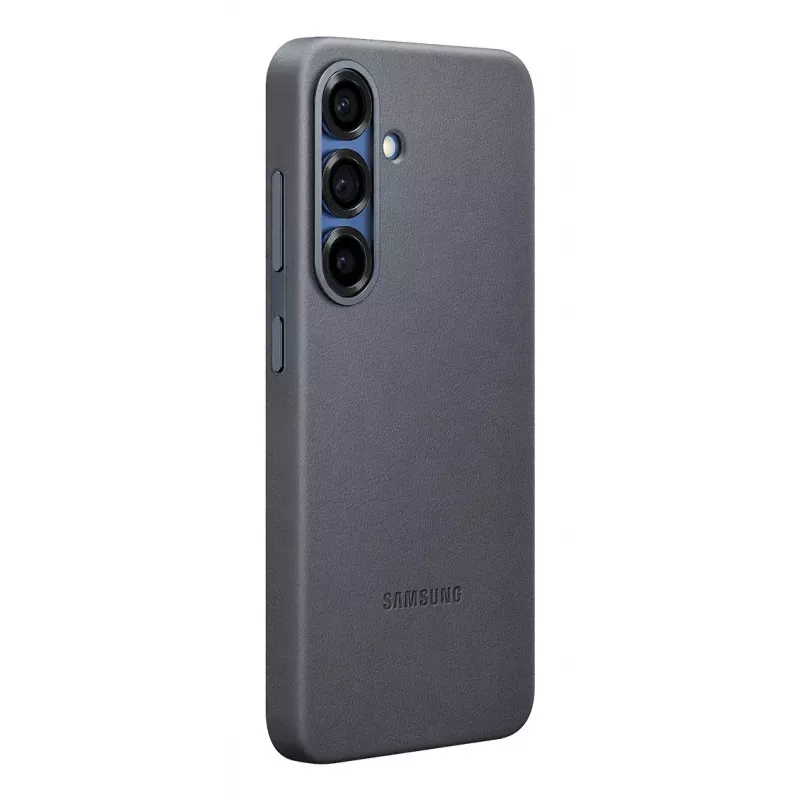 Cover Samsung Galaxy S25 custodia in pelle sintetica nero