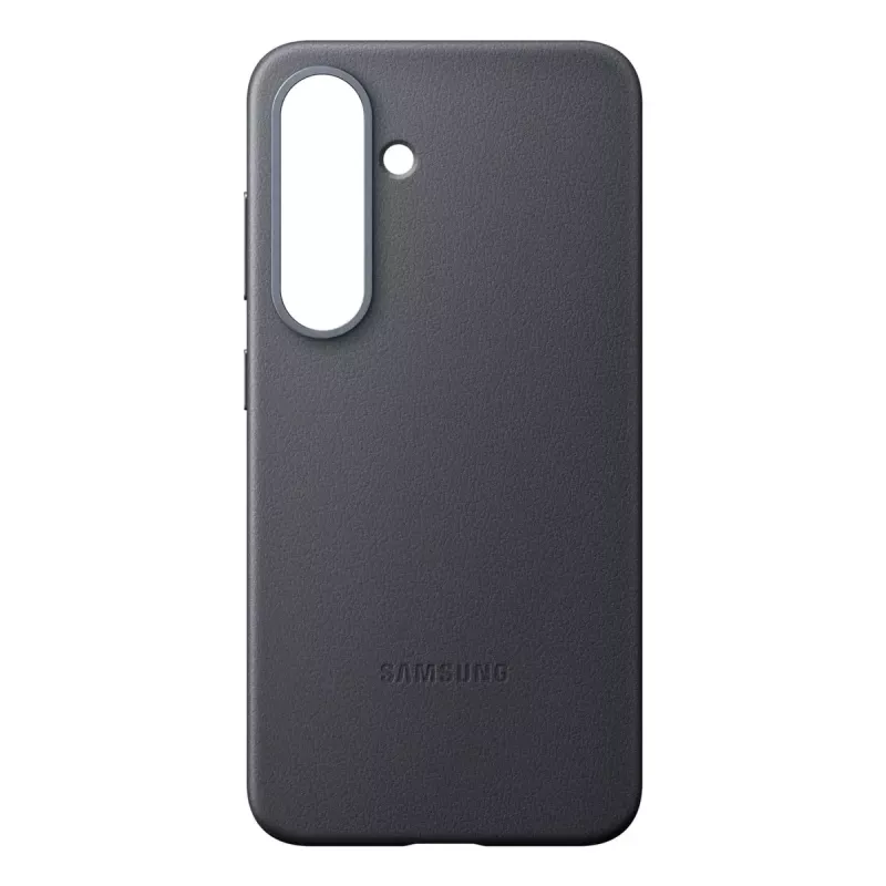 Cover Samsung Galaxy S25 custodia in pelle sintetica nero