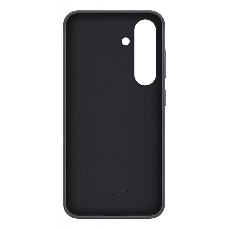Cover Samsung Galaxy S25 custodia in pelle sintetica nero