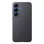 Cover Samsung Galaxy S25 custodia in pelle sintetica nero