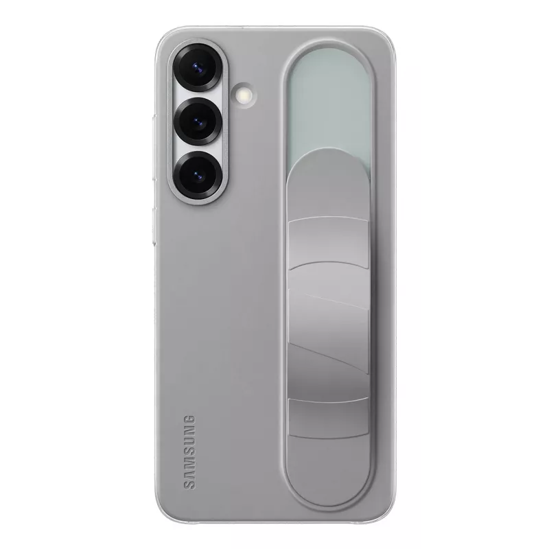 Samsung EF-GS938CJEGWW Standing Grip Case per Galaxy S25 Ultra, silicone, grigia