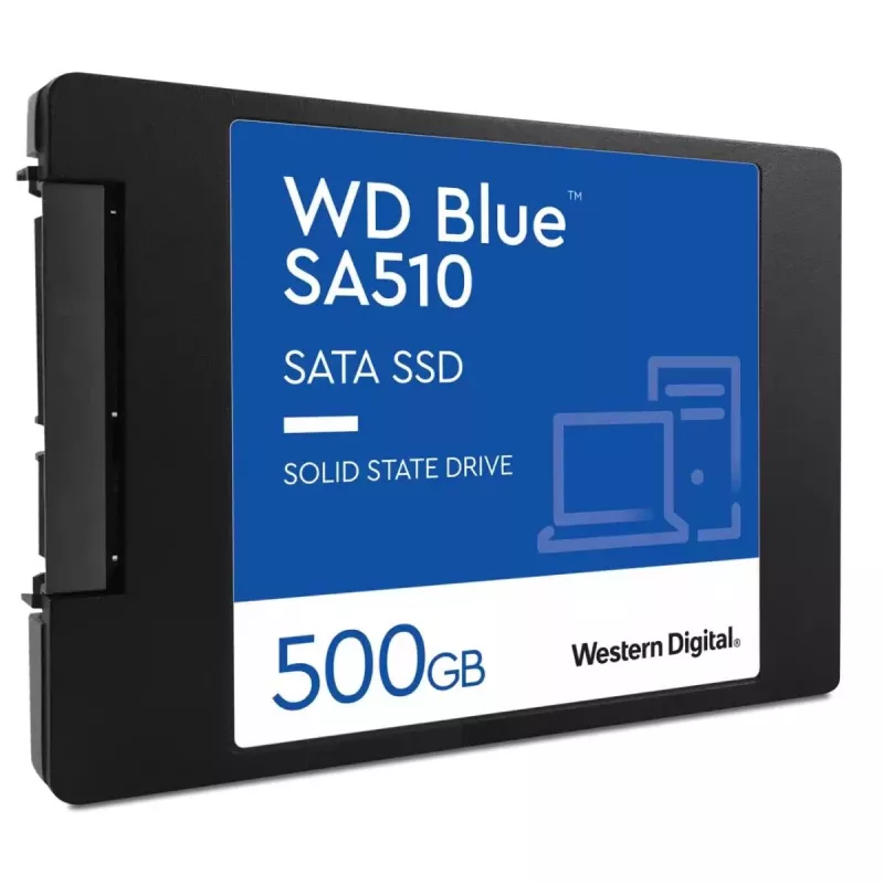 SSD WESTERN DIGITAL - WD Blue SA510 - 500GB - SATA 6Gb/s - 2.5in - 7mm con case