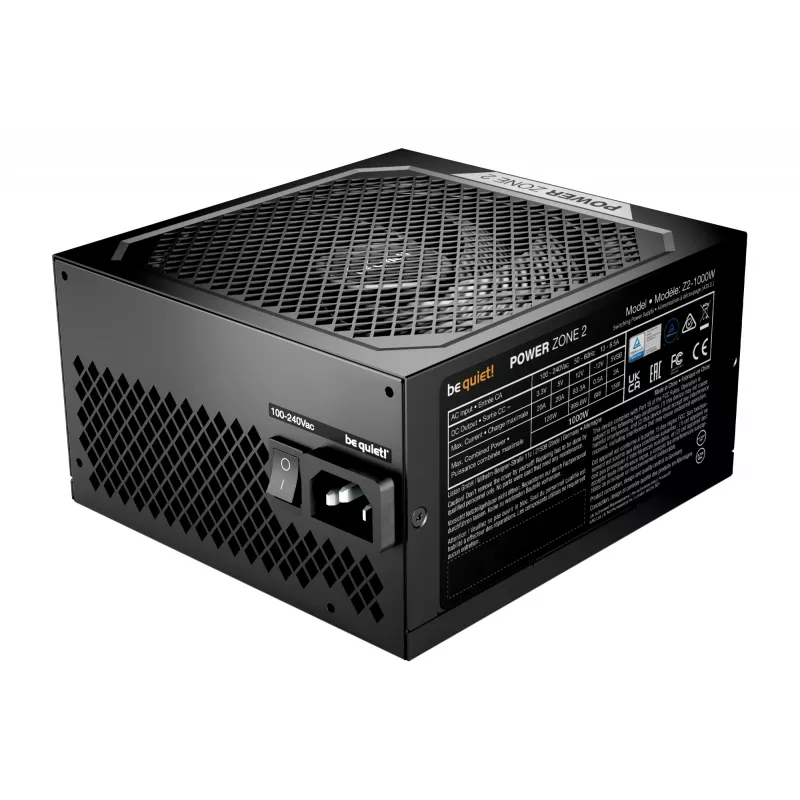 be quiet POWER ZONE 2 1000W alimentatore 20+4 pin ATX ATX nero
