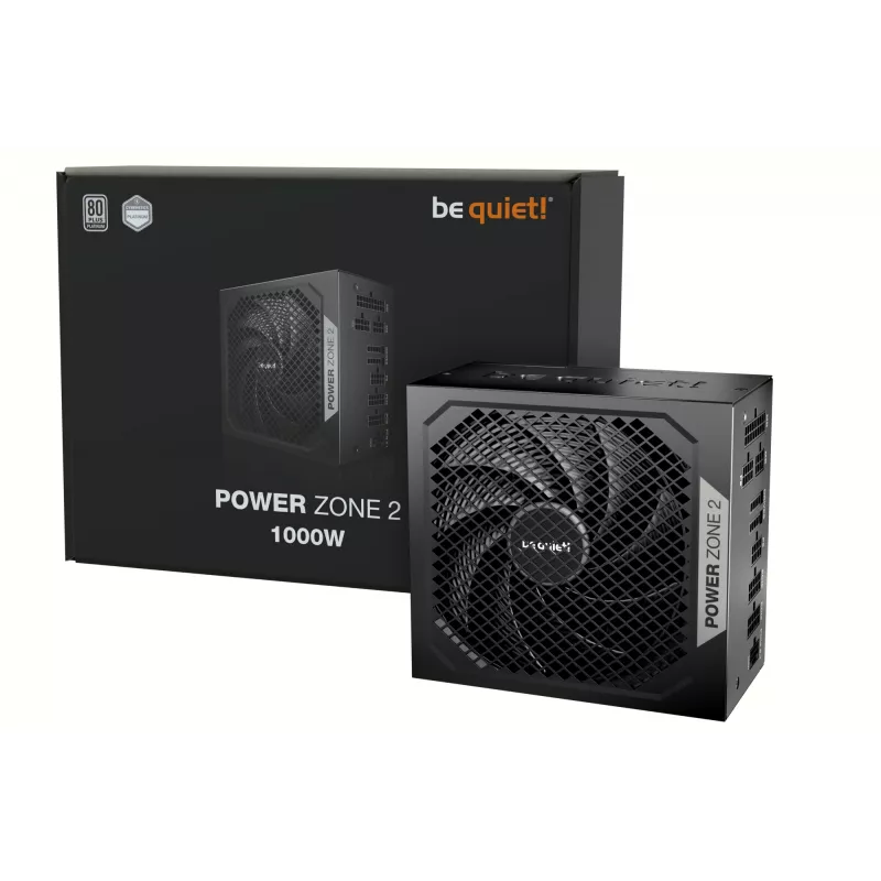 be quiet POWER ZONE 2 1000W alimentatore 20+4 pin ATX ATX nero