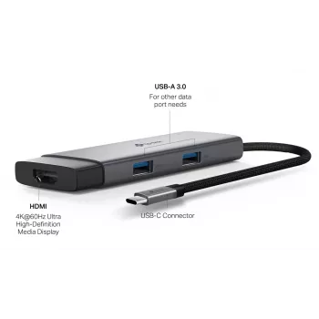 TP-Link UH5020C Hub USB Type-C 5000 Mbit/s HDMI USB 3.2