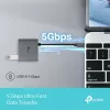 Hub USB Type-C TP-Link UH3020C — 3 porte (HDMI, USB-A, USB-C), 5 Gbit/s, HDMI 4K@60Hz, PD fino a 100W, alluminio, cavo 0,18 m