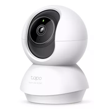 TP-Link Tapo Telecamera Wi-Fi di sicurezza domestica Pan/Tilt AI SPEC: 3K 5MP (2880×1620), 2.4 GHz, orizzontale 360º