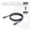 CLUB3D DisplayPort™ 2.1 DP54™ Cavo certificato VESA® 8K120Hz 3m/ 9.84ft