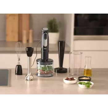 Braun MultiQuick 5 Pro 0.6 L Frullatore a immersione 1000 W nero, argento