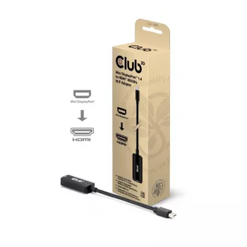 Adattatore club 3d Mini DisplayPort 1.4 su HDMI 8K60Hz M/F, connettore maschio Mini DisplayPort