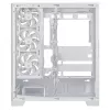 Case PC ASUS A31 Plus TG ARGB WHITE Midi Tower — ATX, vetro temperato, ARGB, 3x120mm + 1x120mm ventole, GPU 38 cm, dissipatore CPU 165 mm