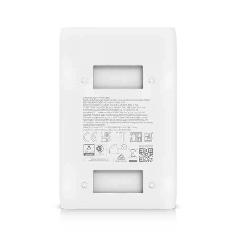 UBIQUITI NETWORKS Iniettore PoE 2.5g PoE+ 30w
