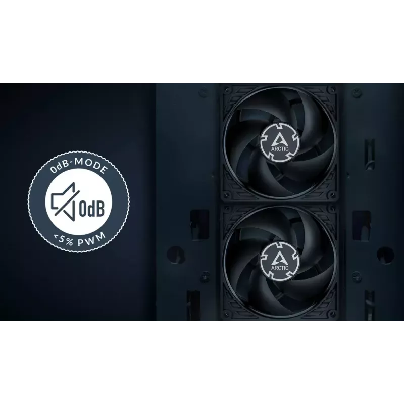 ARCTIC P9 PWM PST CO (nero) – ventola PWM da 92 mm con sdoppiatore per cavi per funzionamento continuo