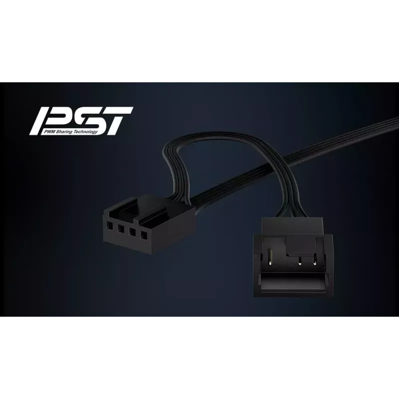 ARCTIC P9 PWM PST CO (nero) – ventola PWM da 92 mm con sdoppiatore per cavi per funzionamento continuo