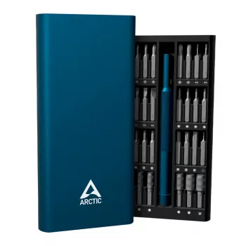 Set di cacciaviti di precisione Arctic AETLS00001A — set di punte in acciaio, impugnatura blu