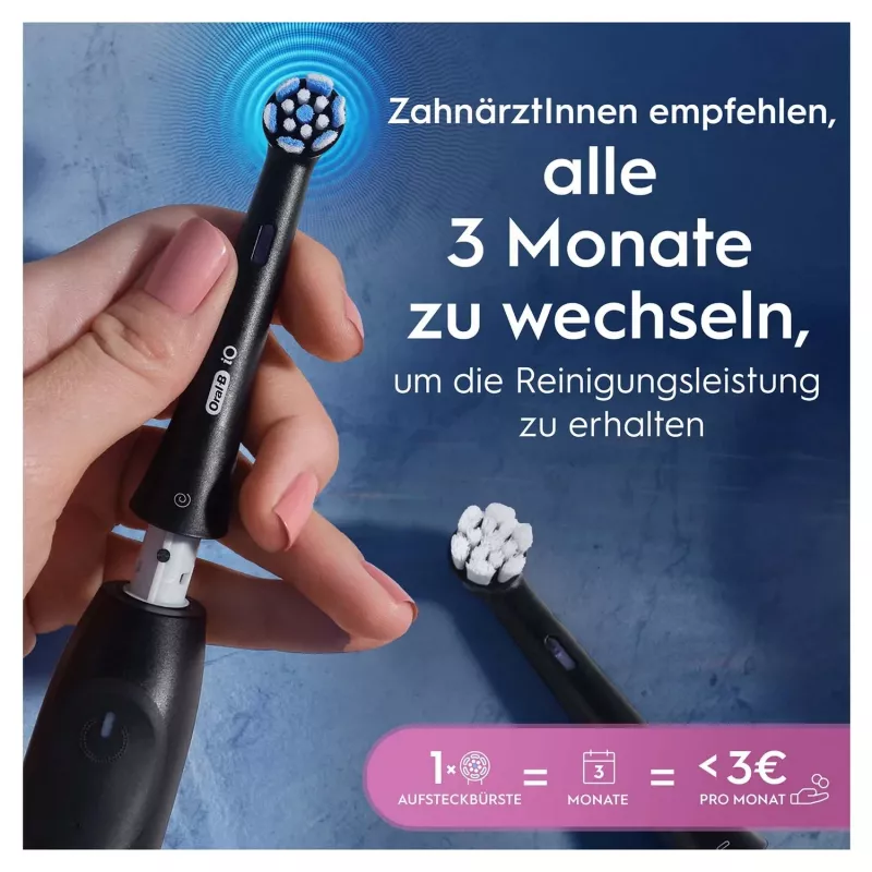 Oral-B 194631 Testina per spazzolino 4 pz. nero