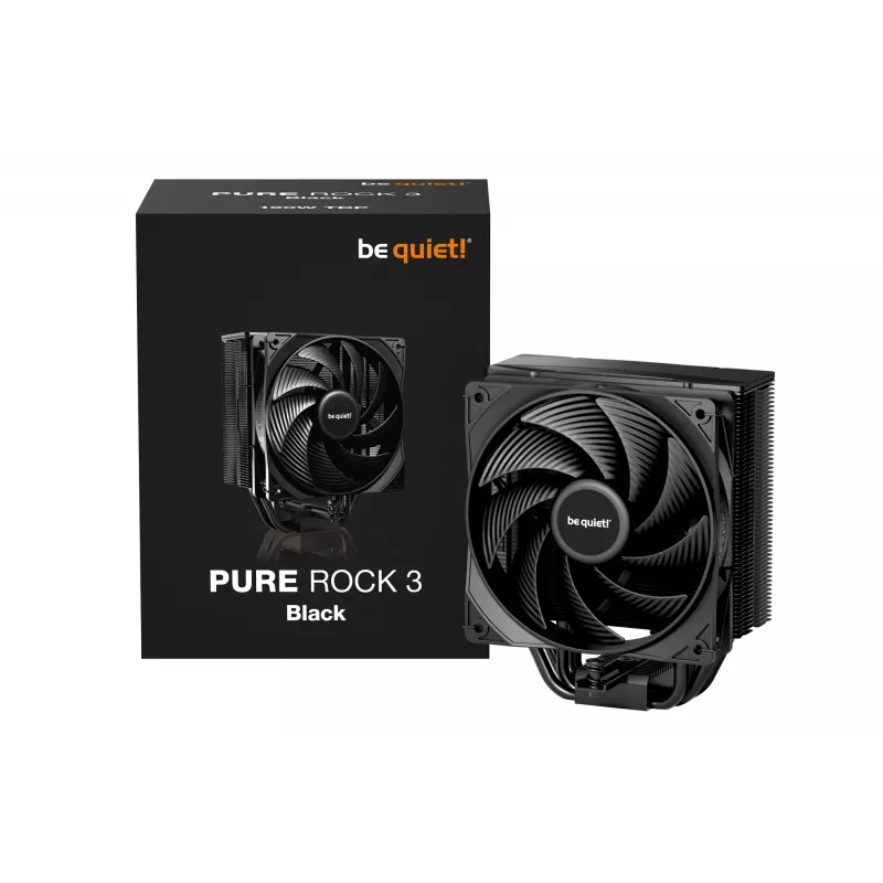 be quiet! Pure Rock 3 nero dissipatore ad aria per processore 12 cm 1 pz.
