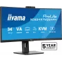 Monitor iiyama ProLite XCB3497WQSNPH-B1 86,4 cm (34