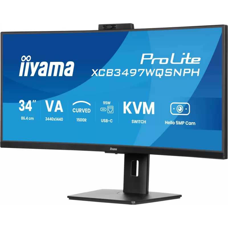 Monitor iiyama ProLite XCB3497WQSNPH-B1 86,4 cm (34