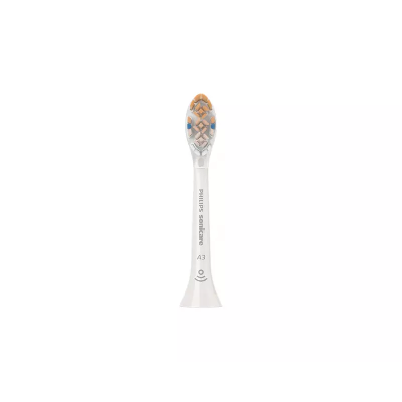 Testine di ricambio originali per spazzolino Philips A3 Premium All-in-One HX9094/87, bianco, confezione da 4