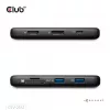 Dock portatile CLUB3D 8-1 USB Type-C® 10Gbps su HDMI™ e DisplayPort™ 8K30Hz PD max. 100Watt