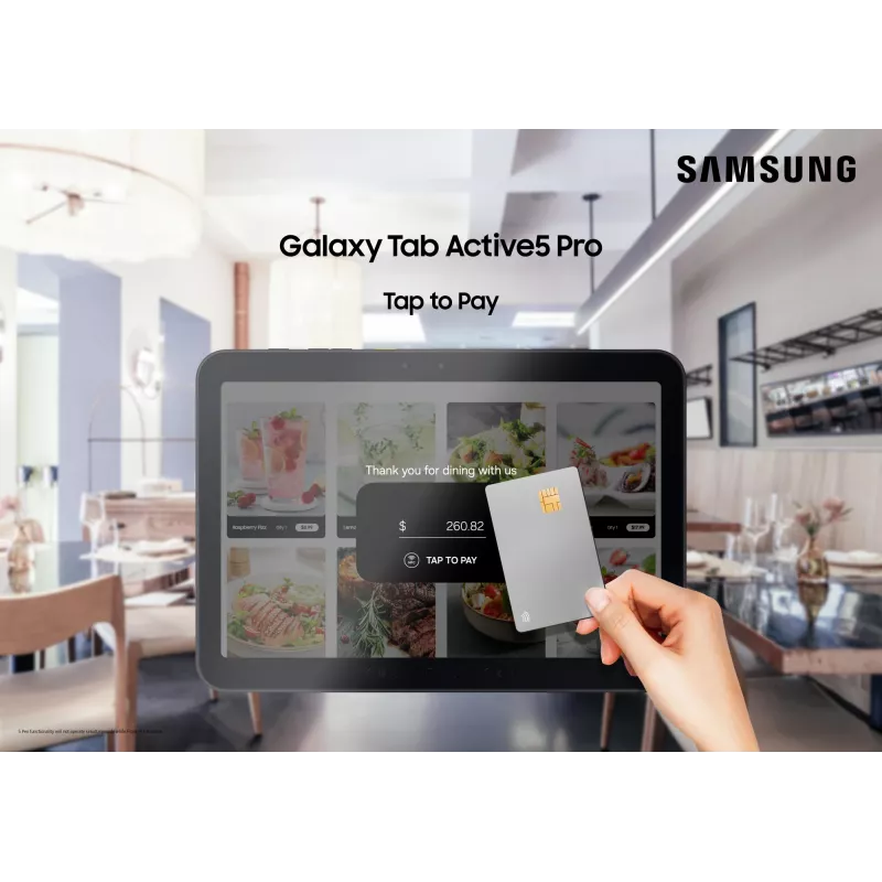 Samsung Galaxy Tab Active5 Pro Active5 Pro 5G Enterprise Edition Snapdragon LTE 256 GB 25,6 cm (10,1 inch) 8 GB Wi-Fi 6 (802.11ax) Android 15 verde