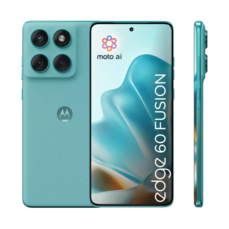 Motorola edge 60 fusion 16,9 cm (6,67 inch) Dual SIM Android 15 5G USB Type-C 8 GB 256 GB 5200 mAh turchese