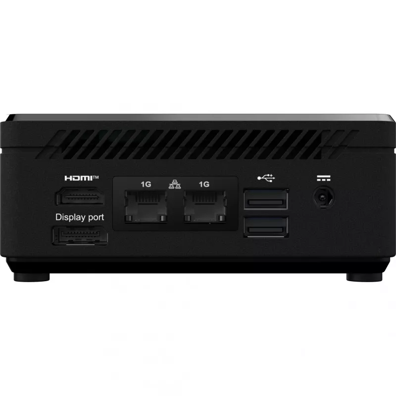 MSI Cubi N ADL S-098EU Intel® N N200 4 GB DDR4-SDRAM 128 GB SSD Windows 11 Pro Mini PC nero