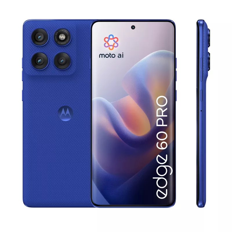 Motorola edge 60 pro 16,9 cm (6,67 inch) Dual SIM Android 15 5G USB Type-C 12 GB 512 GB 6000 mAh blu