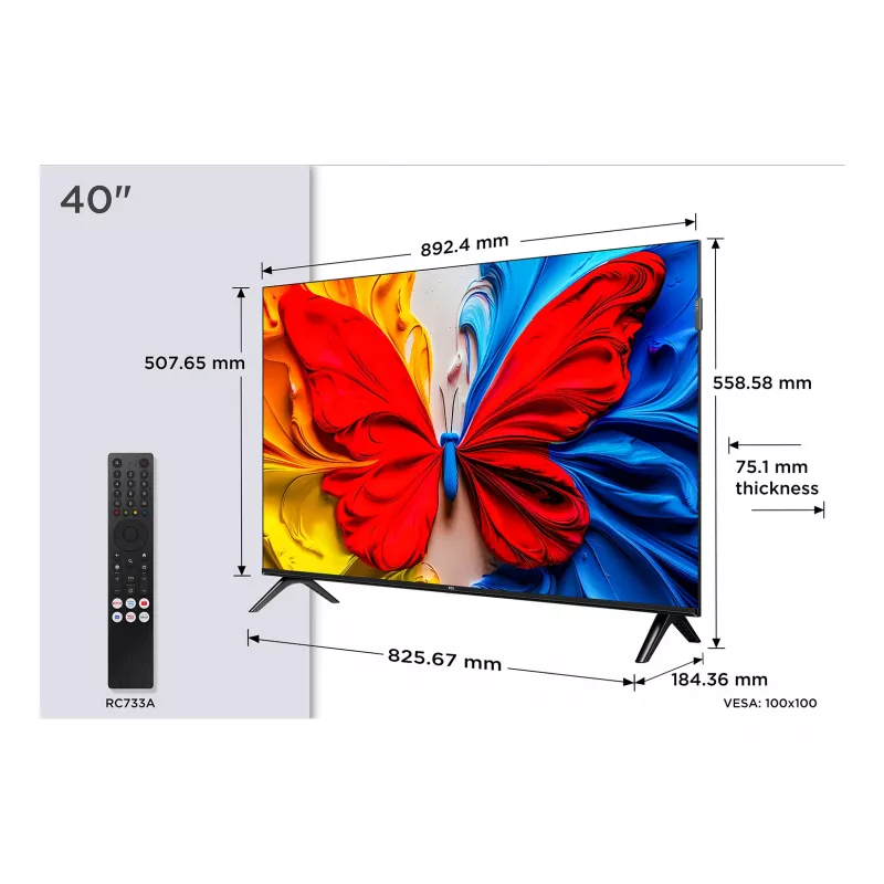 TV TCL 40S5K 101,6 cm (40