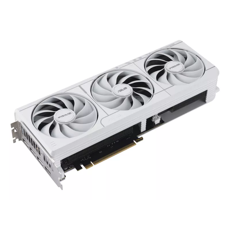 Scheda grafica ASUS GeForce RTX 5070 12 GB GDDR7, PCIe 5.0, 192-bit, bianca, 3 ventole
