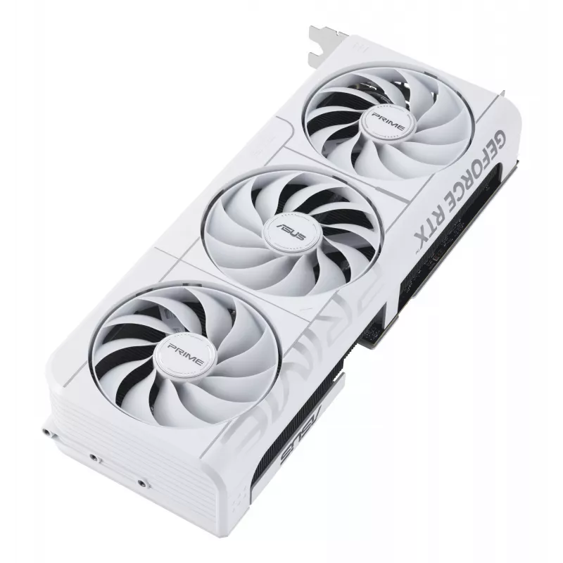 Scheda grafica ASUS GeForce RTX 5070 12 GB GDDR7, PCIe 5.0, 192-bit, bianca, 3 ventole