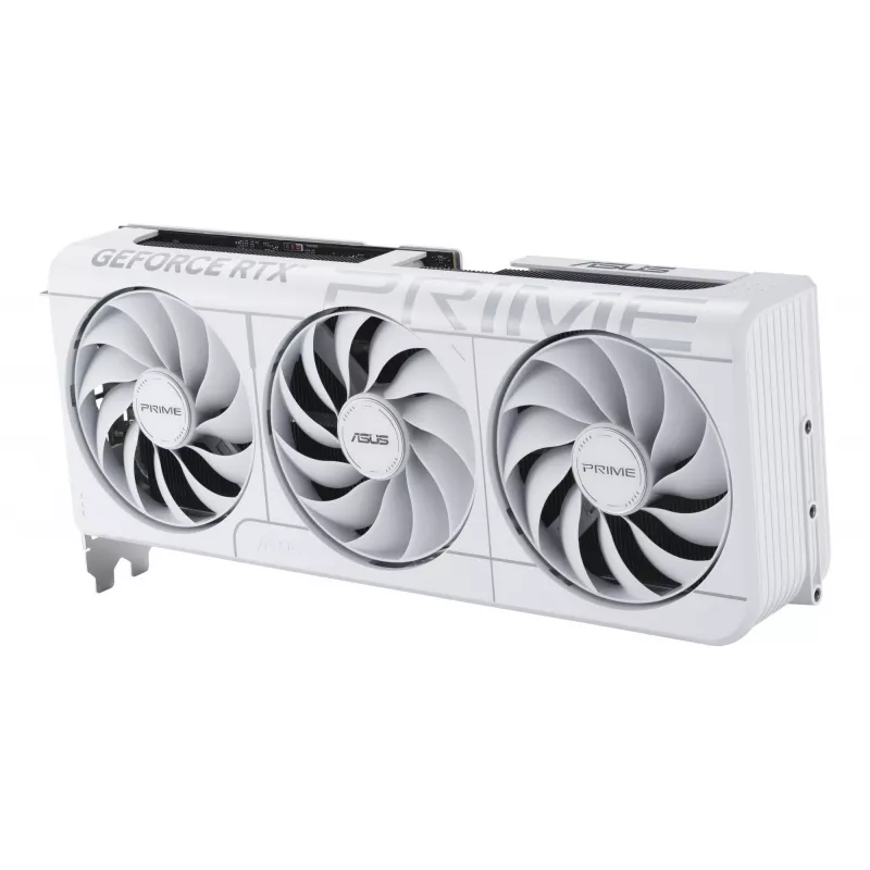 Scheda grafica ASUS GeForce RTX 5070 12 GB GDDR7, PCIe 5.0, 192-bit, bianca, 3 ventole