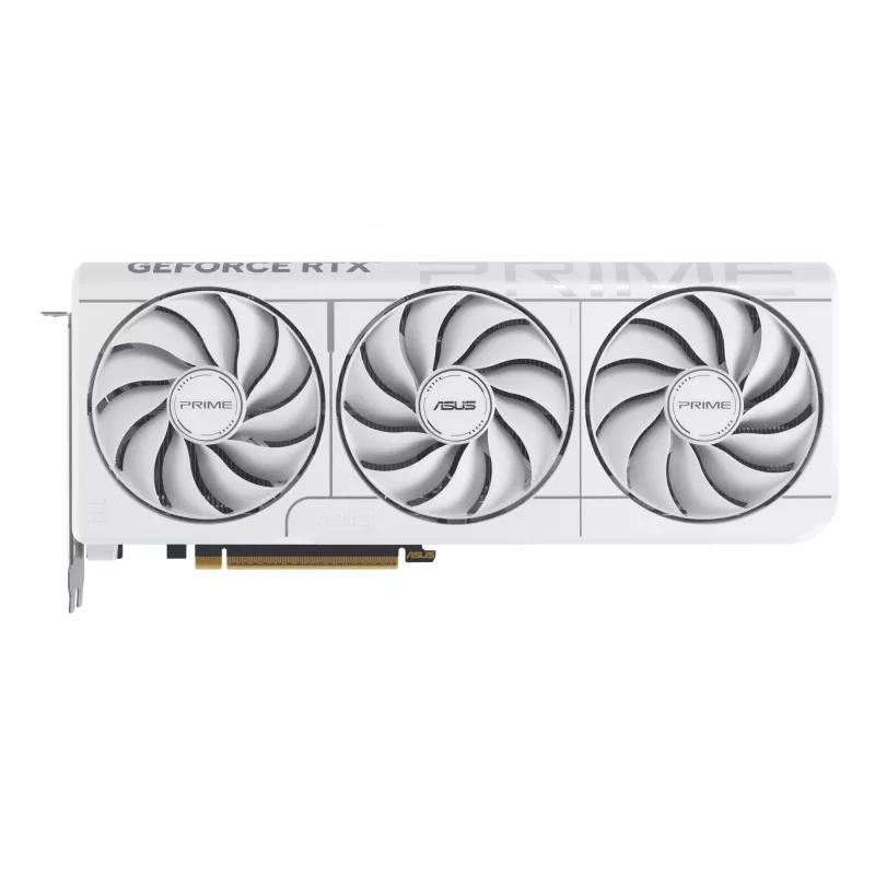 Scheda grafica ASUS GeForce RTX 5070 12 GB GDDR7, PCIe 5.0, 192-bit, bianca, 3 ventole