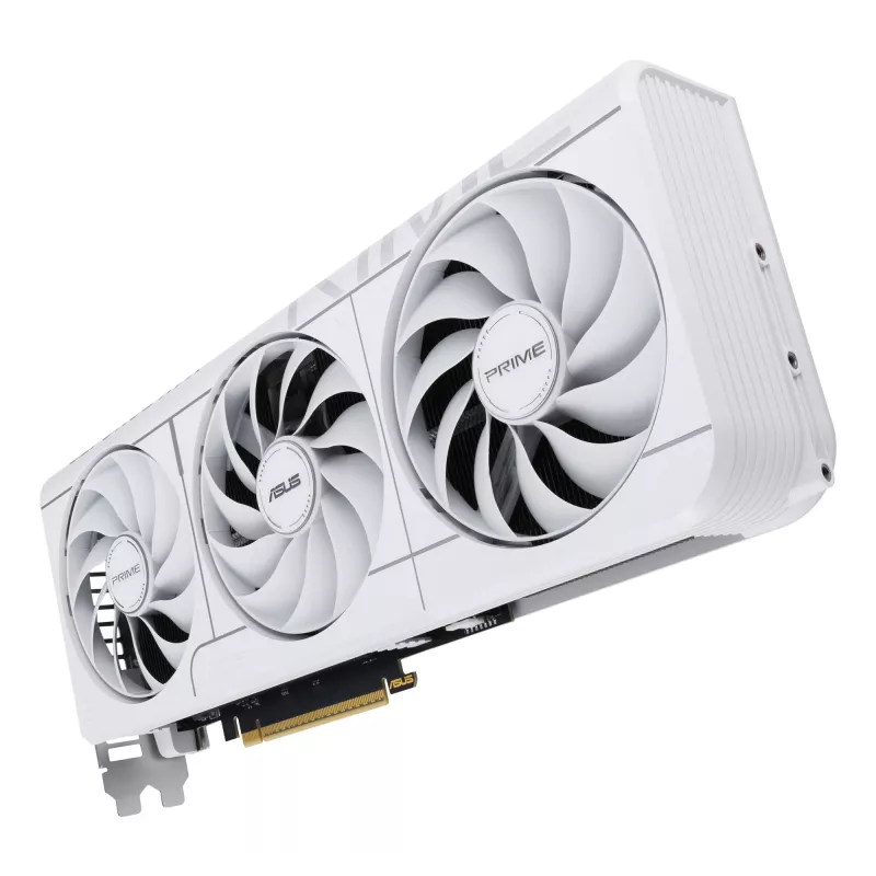 Scheda grafica ASUS GeForce RTX 5070 12 GB GDDR7, PCIe 5.0, 192-bit, bianca, 3 ventole
