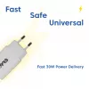 Caricabatterie USB‑C confezione da 2 CLUB3D CAC-3020, 30 W totali, bianco