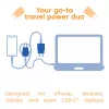 Caricabatterie USB‑C confezione da 2 CLUB3D CAC-3020, 30 W totali, bianco