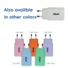 Caricabatterie USB‑C confezione da 2 CLUB3D CAC-3020, 30 W totali, bianco