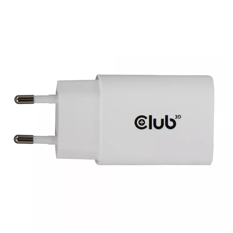 Caricabatterie USB‑C confezione da 2 CLUB3D CAC-3020, 30 W totali, bianco