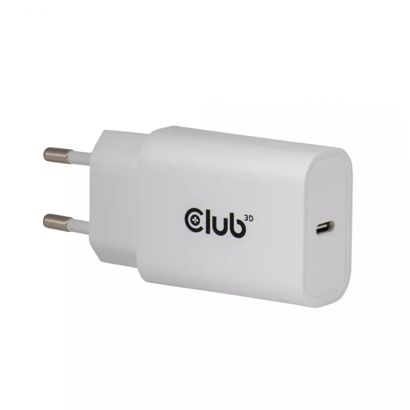Caricabatterie USB‑C confezione da 2 CLUB3D CAC-3020, 30 W totali, bianco