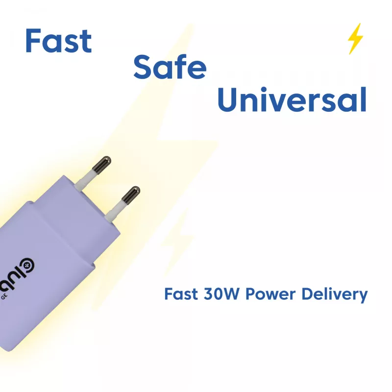 Alimentatore club 3d caricabatterie USB-C 30W confezione da 2 compatto per cellulari e tablet