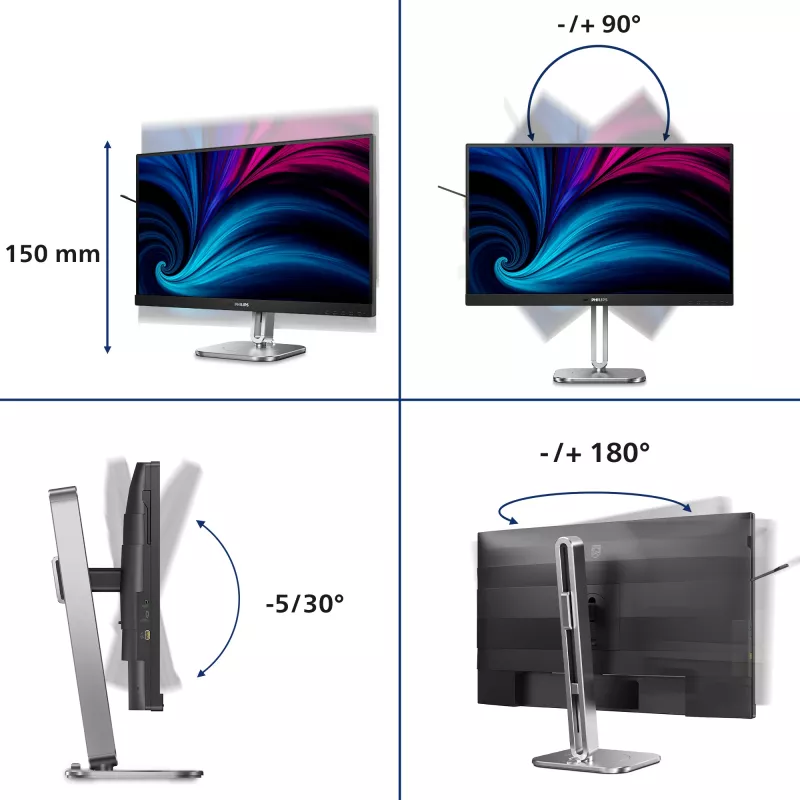 Monitor Philips serie 4000 27B2N4500/00 68,6 cm (27