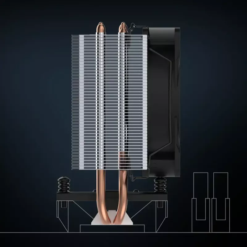 ARCTIC Freezer 8i dissipatore CPU Intel compatto ventola 10 cm