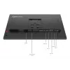 Lenovo ThinkVision P24Q-40 Monitor, 60,5 cm (23,8 inch), 2560 x 1440 Pixel, Quad HD, LCD, 6 ms, nero