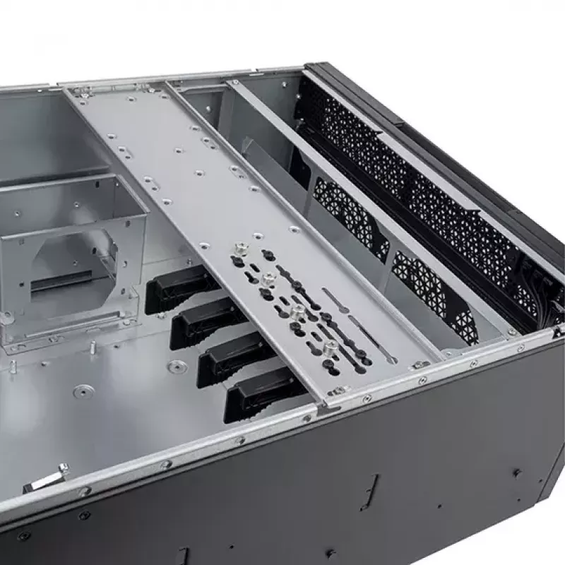 Rack per server Silverstone RM52 nero ATX SFX 440x550x220mm