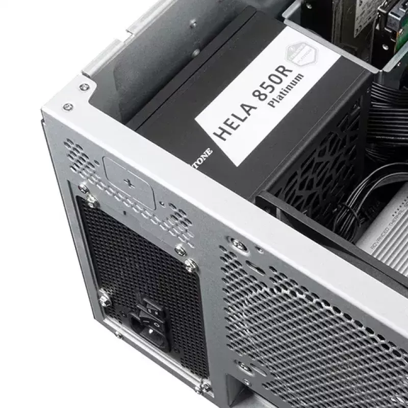 Rack per server Silverstone RM52 nero ATX SFX 440x550x220mm