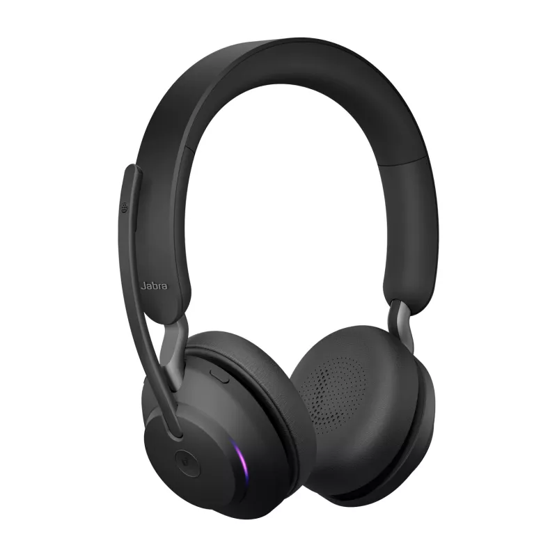 Jabra Evolve2 65 USB-C nero MS Chrg stand Stereo