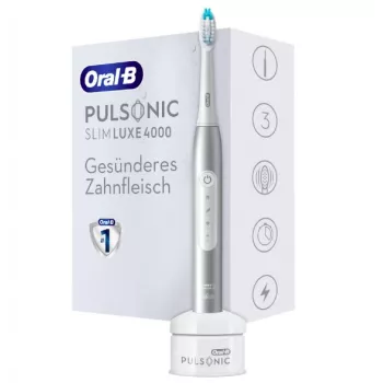 Oral-B Pulsonic schlank Luxe 4000 Spazzolino sonico per adulti platino